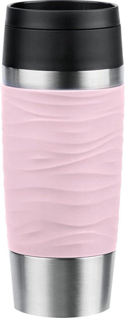 Tazza da viaggio Wave beaker isolante - acciaio inossidabile - 036 litri - rosa - lavastoviglie