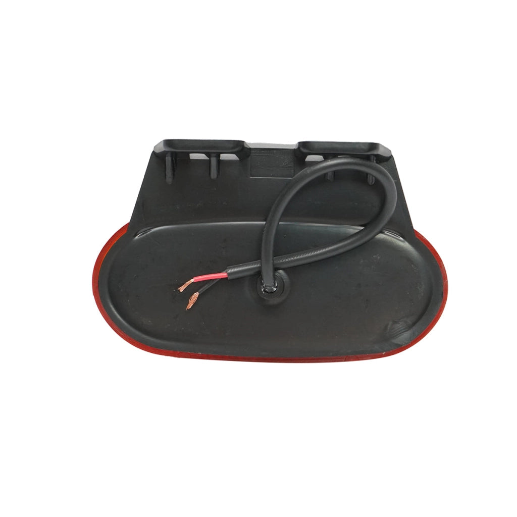 Lampada laterale LED ovale neon con supporto, 12V-24V, gialla, 105x46 mm, Breckner Germany