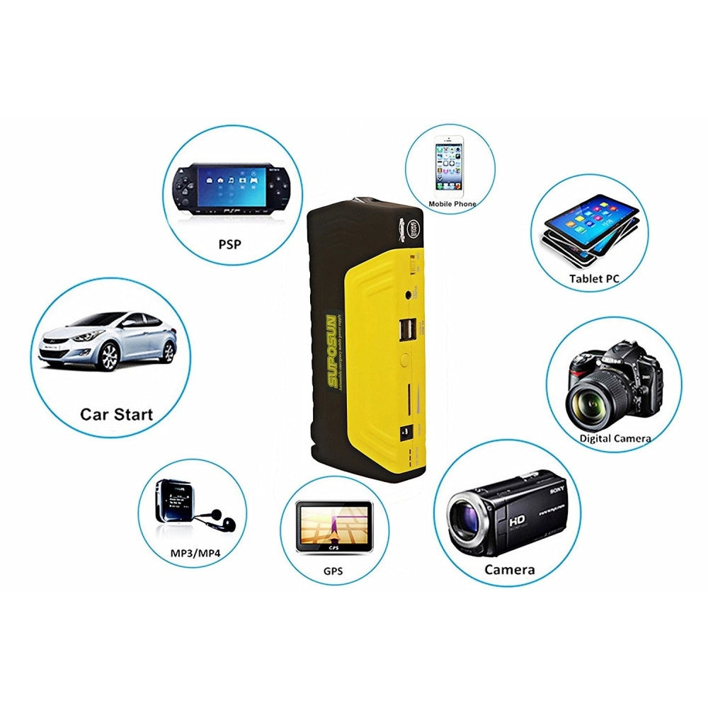 Trade Shop - Caricabatterie Portatile Jump Starter 20000 Mah Power Bank Avviatore Emergenza -