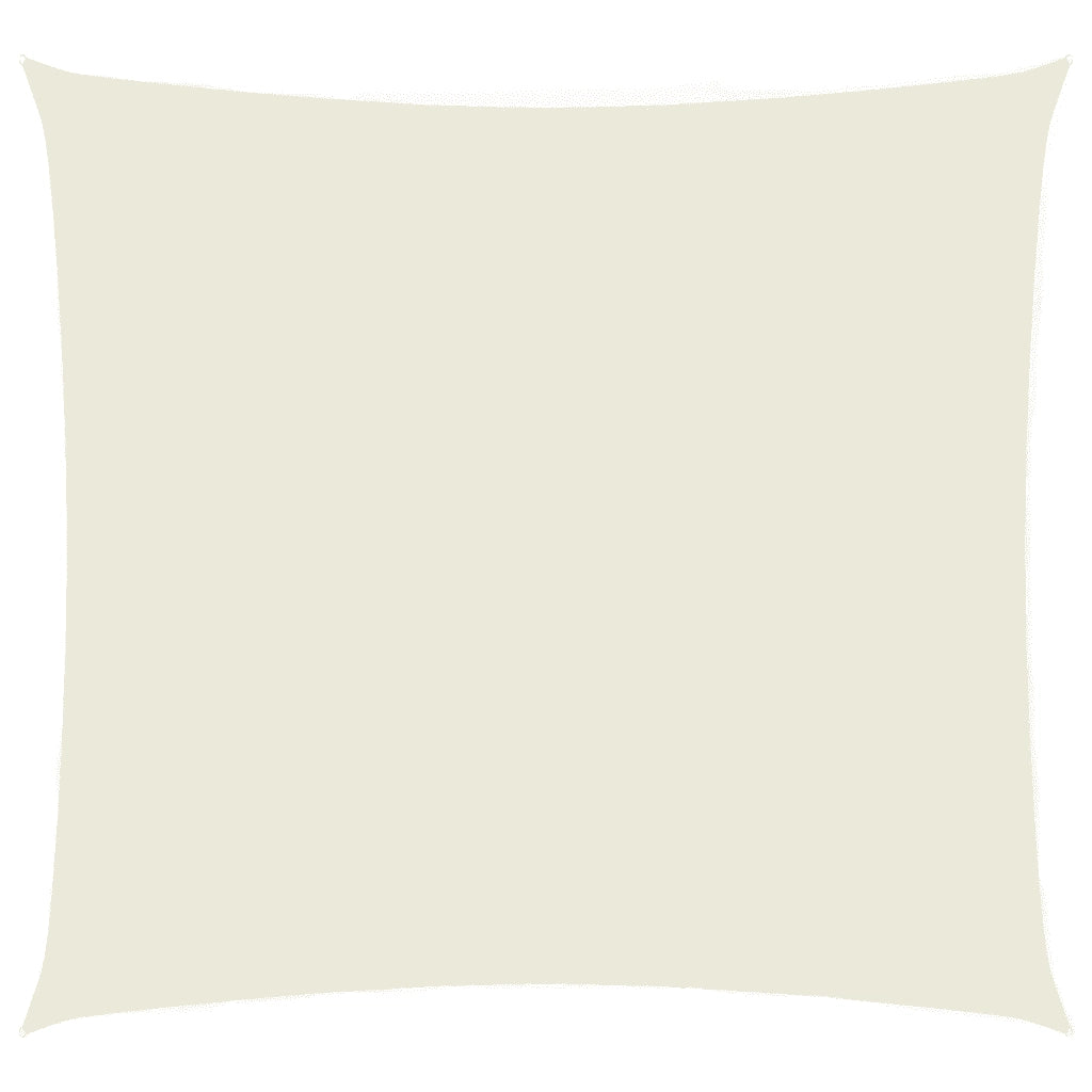 Parasole a Vela Oxford Quadrato 3,6x3,6 m Crema 42297
