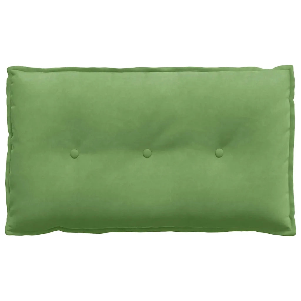 Cuscino per Schiena | Cuscino dorsale Verde chiaro 80 x 50 cm Tessuto in Cords