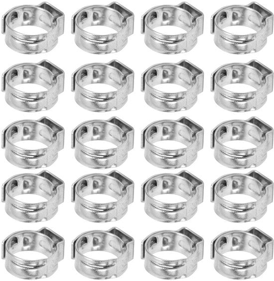 Kit di viti adattabili 20 pezzi - Acciaio inossidabile - Viti adattabili - Doppio filo - Industriale/casa - Prevenzione della compressione