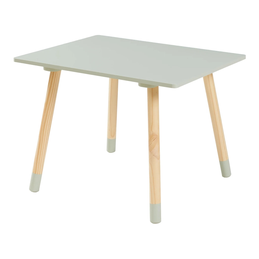 Set tavolo e 2 sedie per bambini Hovle verde menta 03_0009450