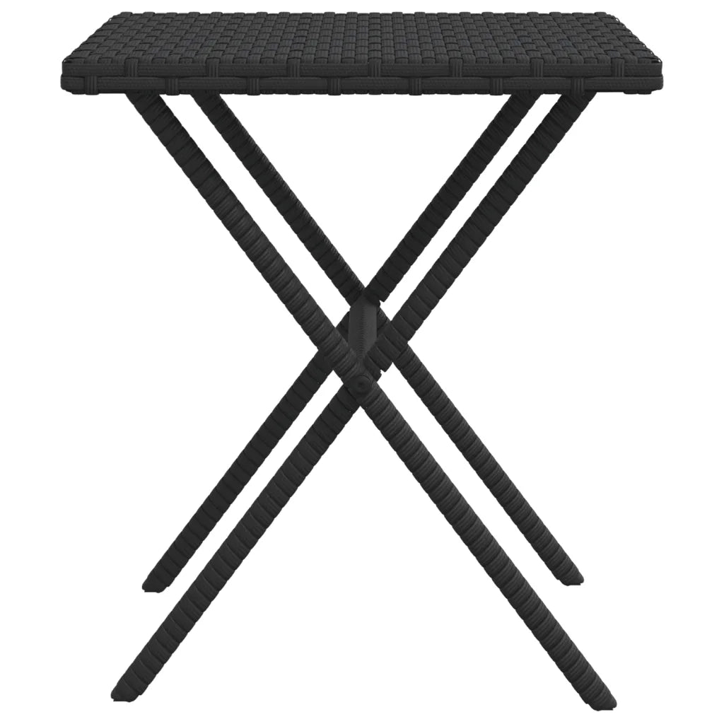 Lettini Prendisole 2 pz | Sdraio da giardino | Lettino da sole con Tavolino Nero in Polyrattan