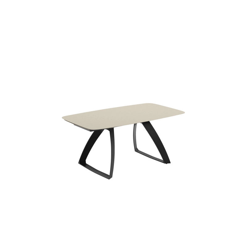 Tavolo allungabile con top in ceramica Barrel 90cm X 180-240cm H 76cm Stones