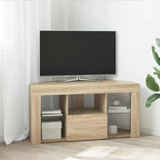 Mobile TV LED Angolare Rovere Sonoma 100 x 40 x 50 cm 889797