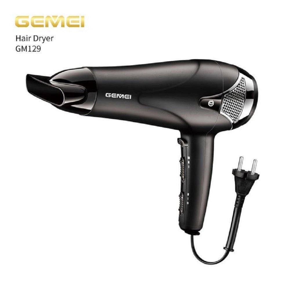 Trade Shop - Asciugacapelli Professionale Phon Corda Retrattile 1800-2200w 2 Velocità Gm-129 -
