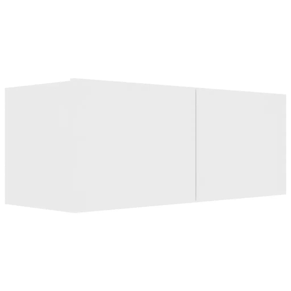 Set di Mobili Porta TV 5 pz Bianco in Legno Multistrato cod mxl 15273