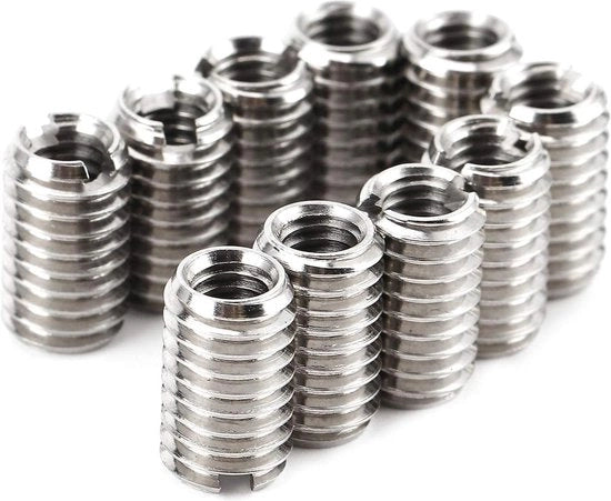 Adattatore a vite - M6 a M4 - acciaio inossidabile - chiave a stella - set di conversione - attrezzatura di riparazione - elementi di fissaggio - 10 mm.