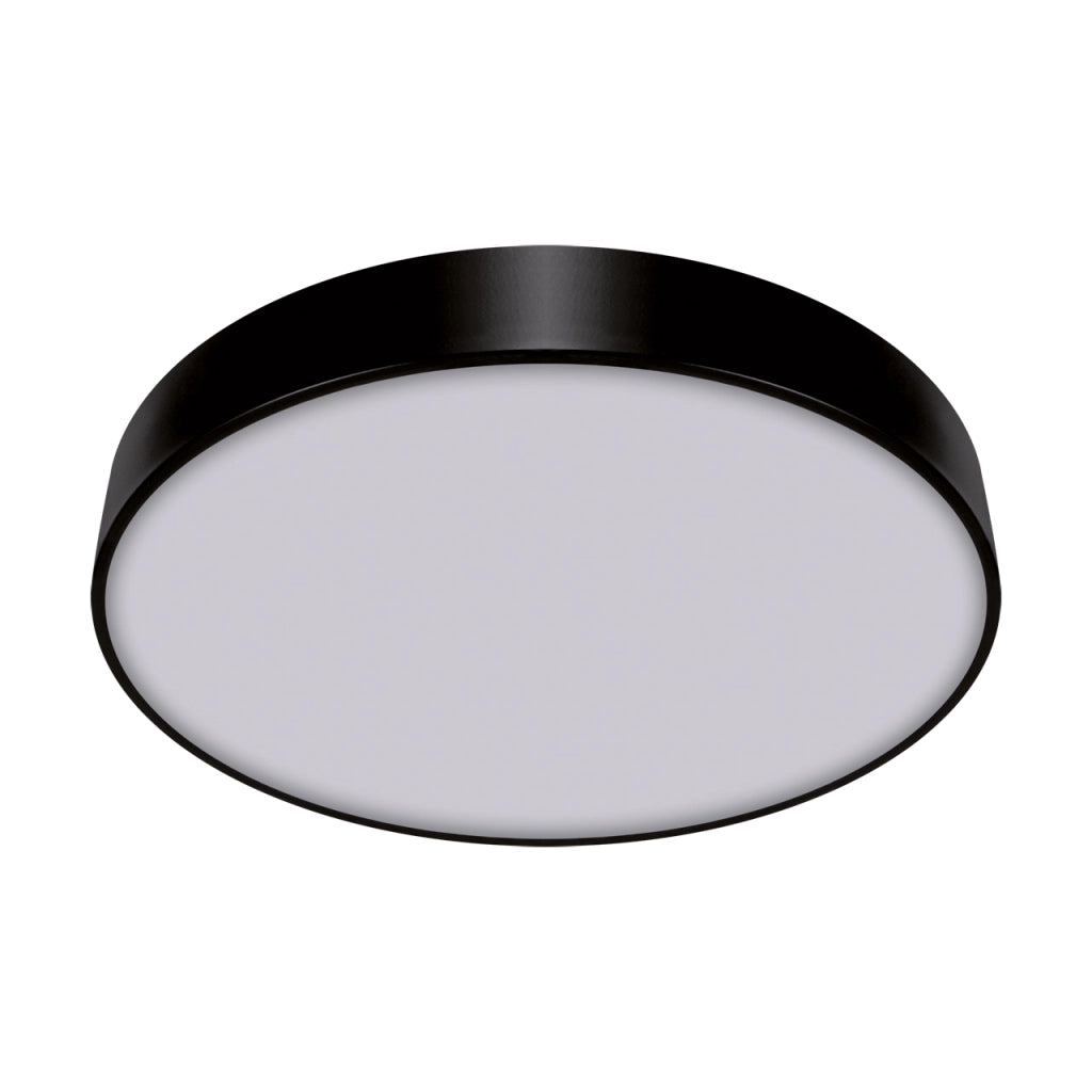 Plafoniera LED moderna nera tonda 50cm 48W 4000K Struhm