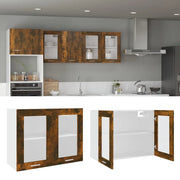 Mobile Pensile “Lyon” Rovere Fumo 80x31x60 cm 815594