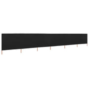 Paravento a 6 Pannelli in Tessuto 800x80 cm Nero CFW9617910