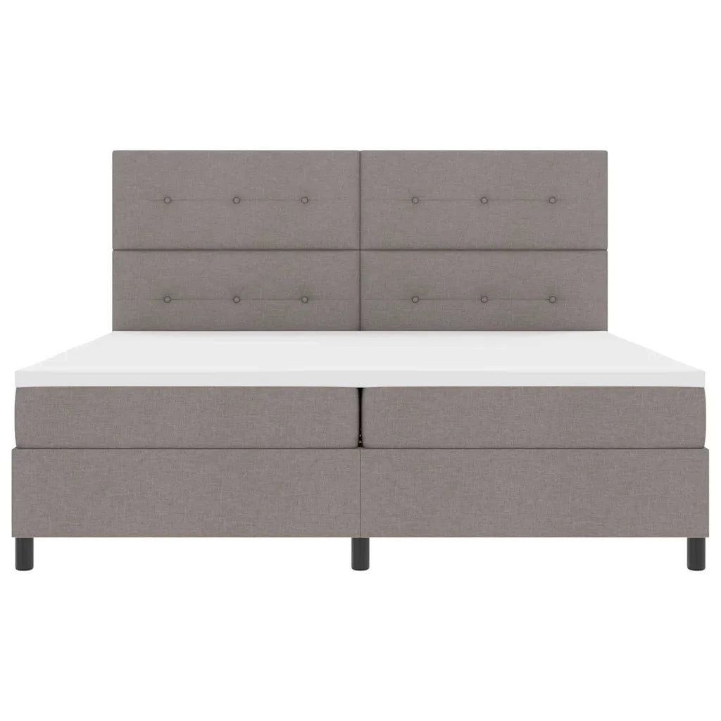Letto a molle con materasso Talpa 200 x 200 cm Tessuto 3339417