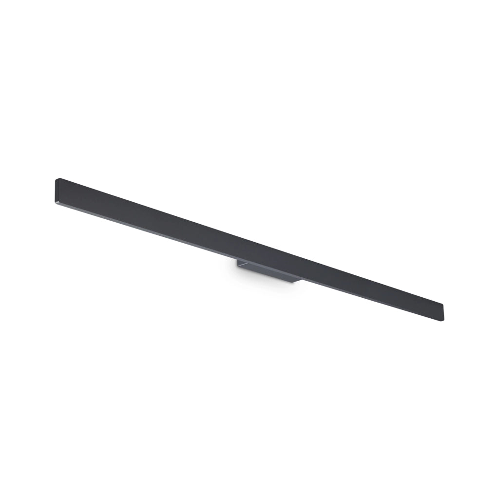 Applique Da Parete Contemporaneo Linea Alluminio Grigio Led 23W 3000K Ip54