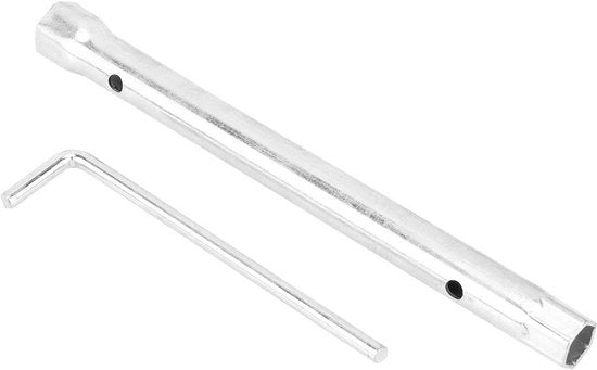 Chiave per candela 16mm/21mm - doppio morsetto - estensione 170mm - acciaio inox - alta compatibilità - lunghezza 275mm - chiave per candela