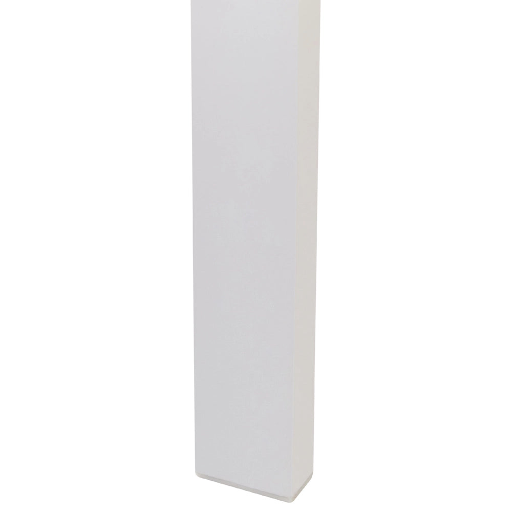 Set di 6 sedie da giardino beige e alluminio bianco resistenti agli agenti atmosferici