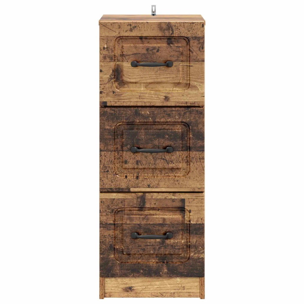 Mobile con Cassetti Legno antico 33 x 34,5 x 87 cm 895773