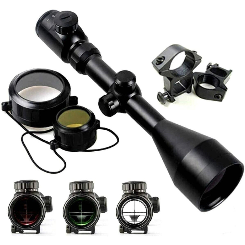 Trade Shop - Mirino Ottico Di Precisione Per Fucile Carabina Con Reticolo Illuminato 3-9x56eg -