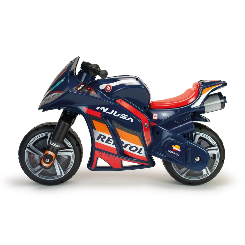 Moto Cavalcabile per Bambini Winner Repsol Stile Racing Senza Pedali Blu