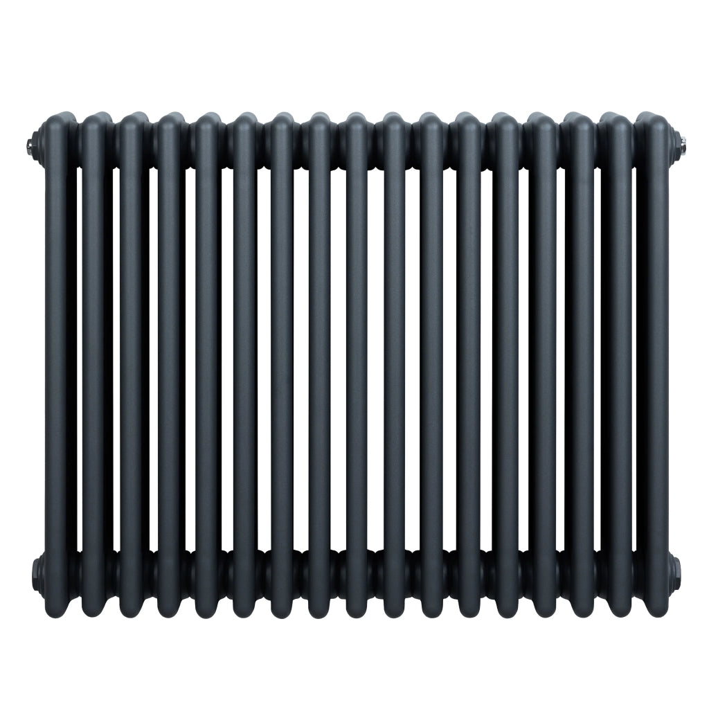 Radiatore Tradizionale 4 Colonne Orizzontale Riscaldamento Antracite 600x785 mm