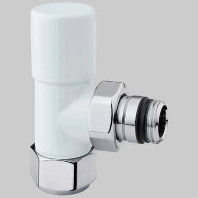 VALVOLA D'ARREDO A SQUADRA HIGH STYLE BIANCA  3/8 x 2419     ARTECLIMA