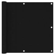 Schermo per balcone schermo per la privacy 90 x 400 cm tessuto Oxford nero 02_0010280