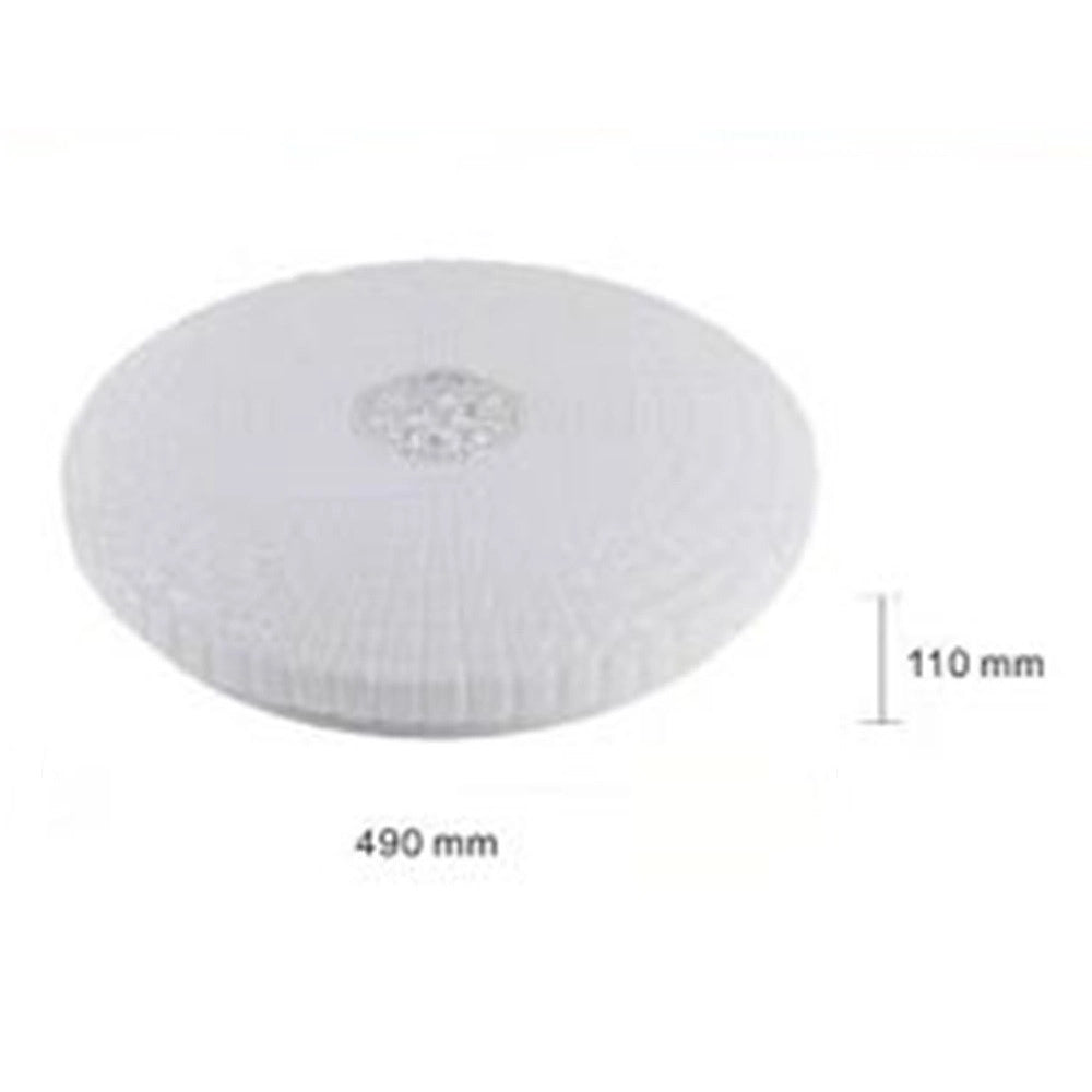 Trade Shop - Plafoniera Soffitto 60w Decoro Con Cristalli Centrale Luce Fredda Naturale Fst-50a62495 -