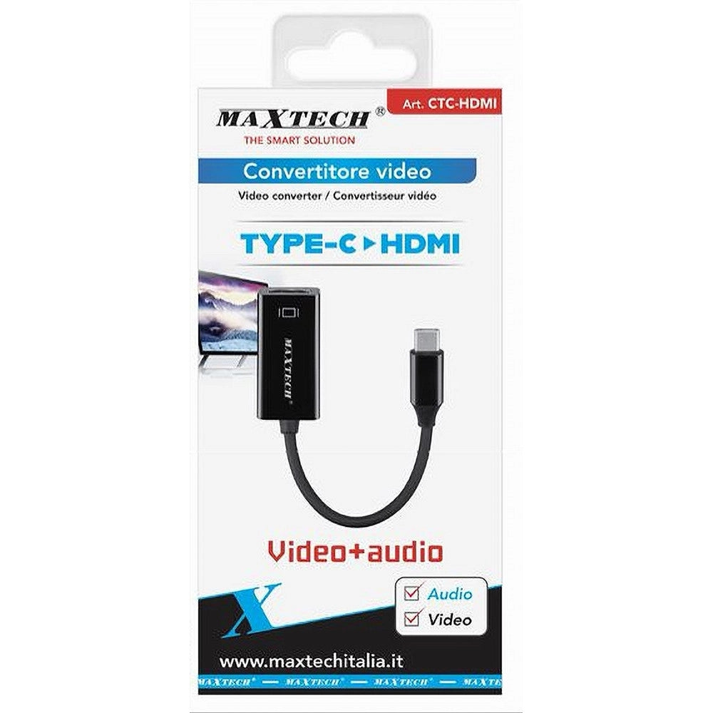 Trade Shop - Convertitore Video Audio Cavo Adattatore Type-c Maschio A Hdmi Femmina Ctc-hdmi -