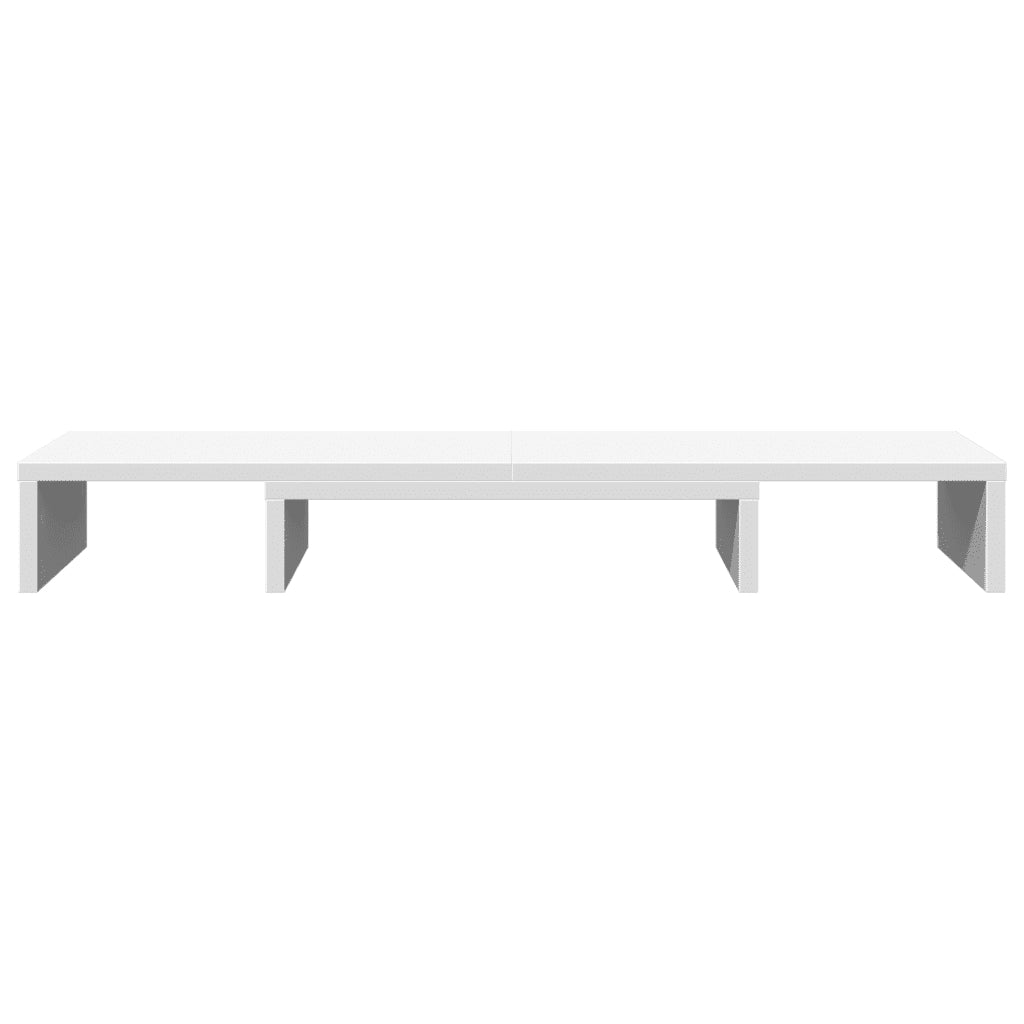 Supporto Monitor Regolabile Bianco 80x24x10,5 cm in Truciolato 854634