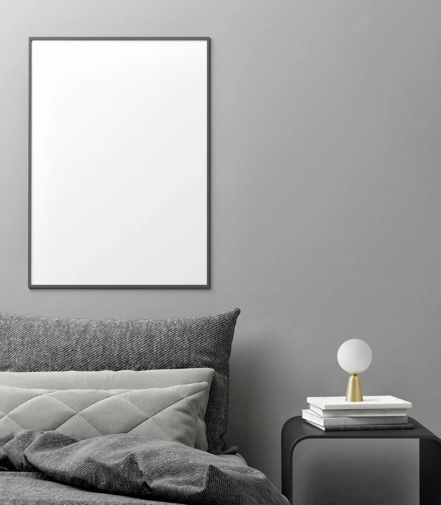 LUNAR LAMPADA DA TAVOLO PICCOLA D.12CM SFERA BIANCA MONTATURA OTTONE CON DIMMER ATTACCO G9