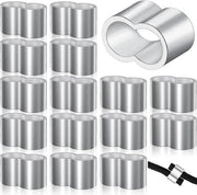 Tasselli di fissaggio 8 mm in alluminio inox per cavo espanso cavo di copertura cavo in gomma (25 pezzi professionali)