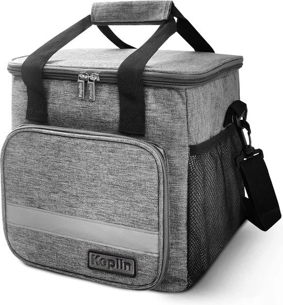 Tas di raffreddamento - Grande tas morbido isolato, borsa di raffreddamento portatile e impermeabile, tas termicamente isolato e picnic, borsa di raffreddamento senza perdite con cinghia a spalla per il campeggio