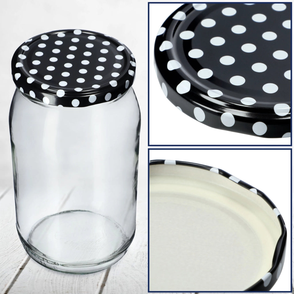 Tappi per barattoli KADAX, diametro 82 mm, confezione da 10 pezzi