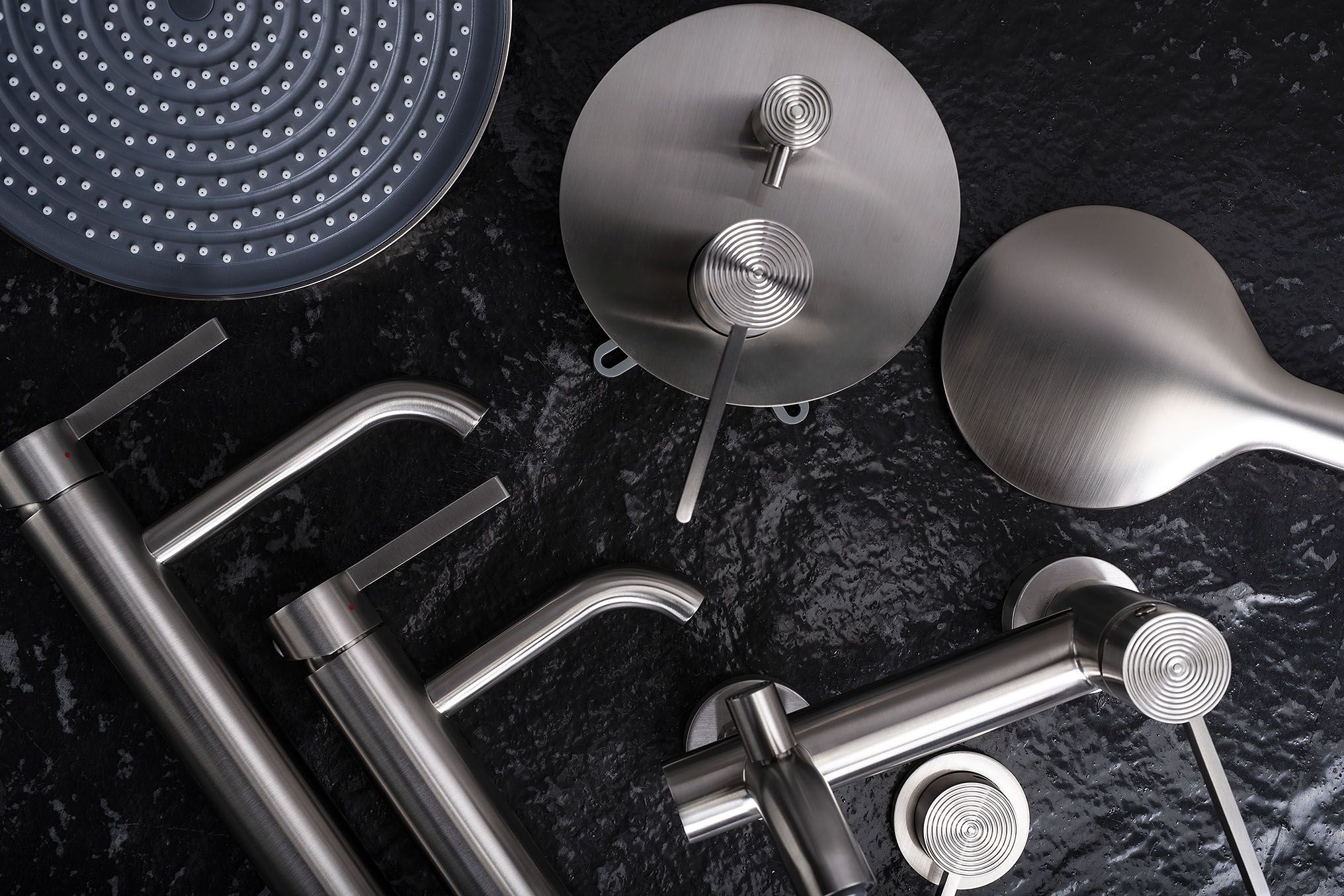 Rubinetto Da Lavabo Rea Foster Nickel Brush Low