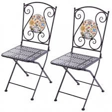 SEDIA MOSAICO FLOWER COPPIA 2 SEDIE - BIACCHI E.