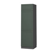 Vicco Armadio frigorifero Verde-oro Country House 60 cm
