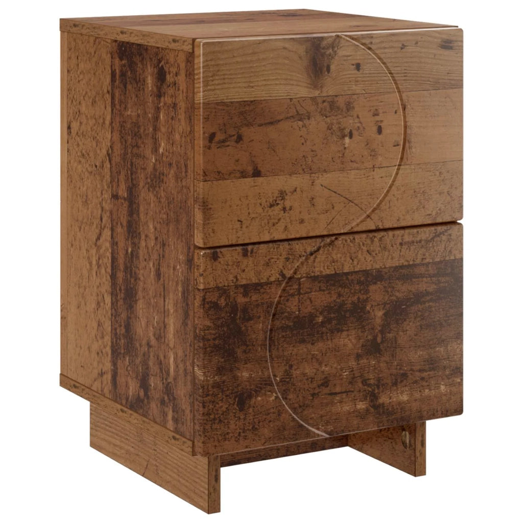 Armadio da Notte Legno di quercia 33,5 x 34,5 x 50 cm 8011401
