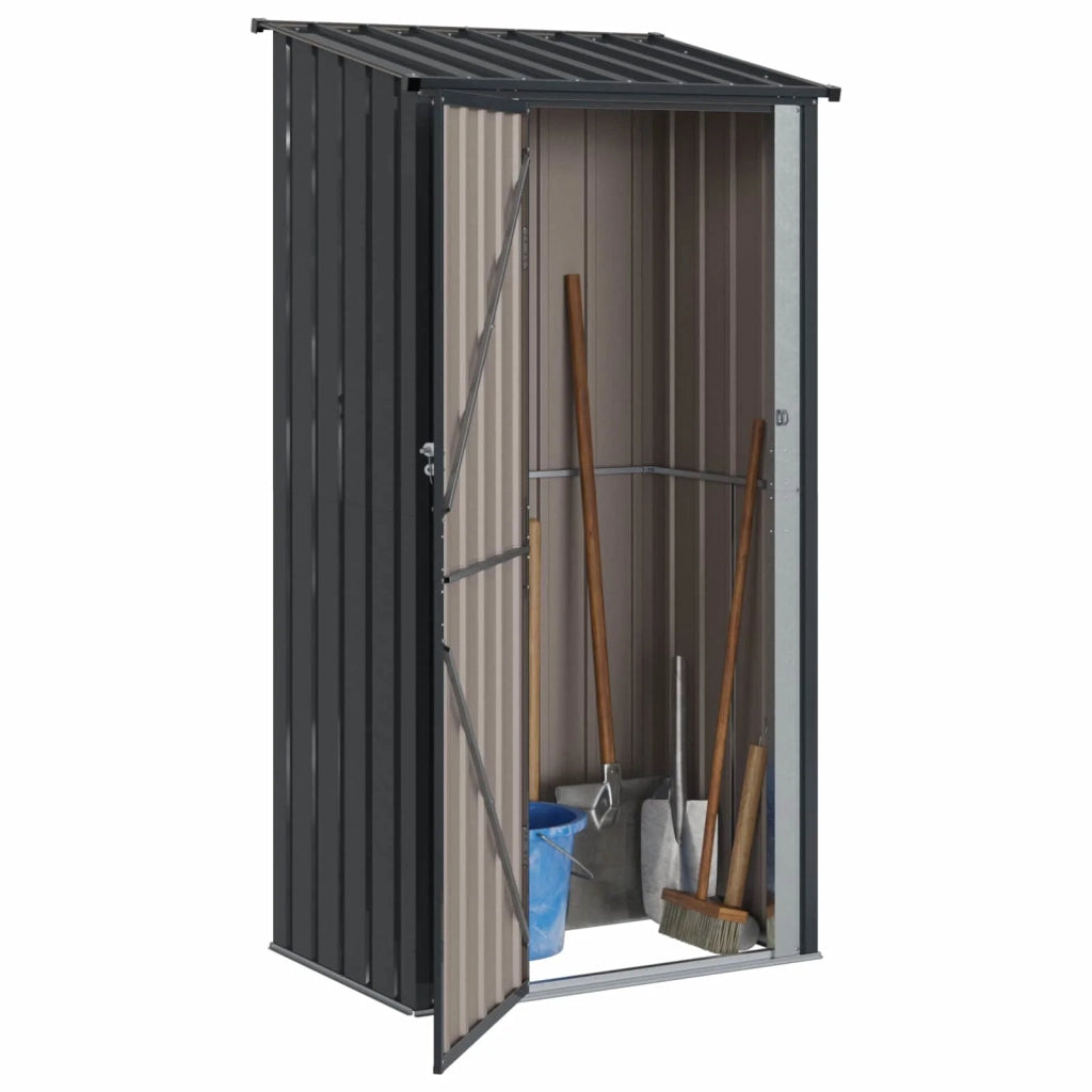 Casette da giardino Antracite 103 x 74 x 200 cm Metallo