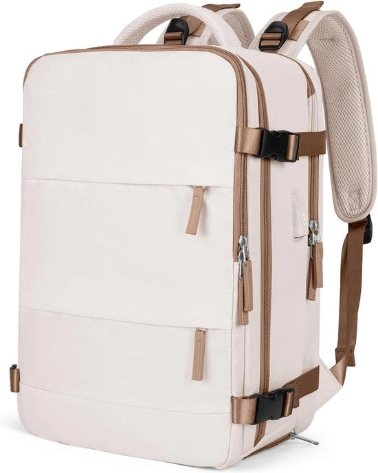 Zak da travel per donna - Dimensioni 40 x 20 x 25 cm - 45 x 36 x 20 cm - Con porta USB - Impermeabile - Laptop - Ufficio - Dimensioni 45 x 36 x 20 cm