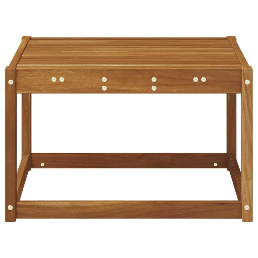 Tavolino da Giardino-Tavolo da Esterno Legno di Acacia Massello Naturale 928608