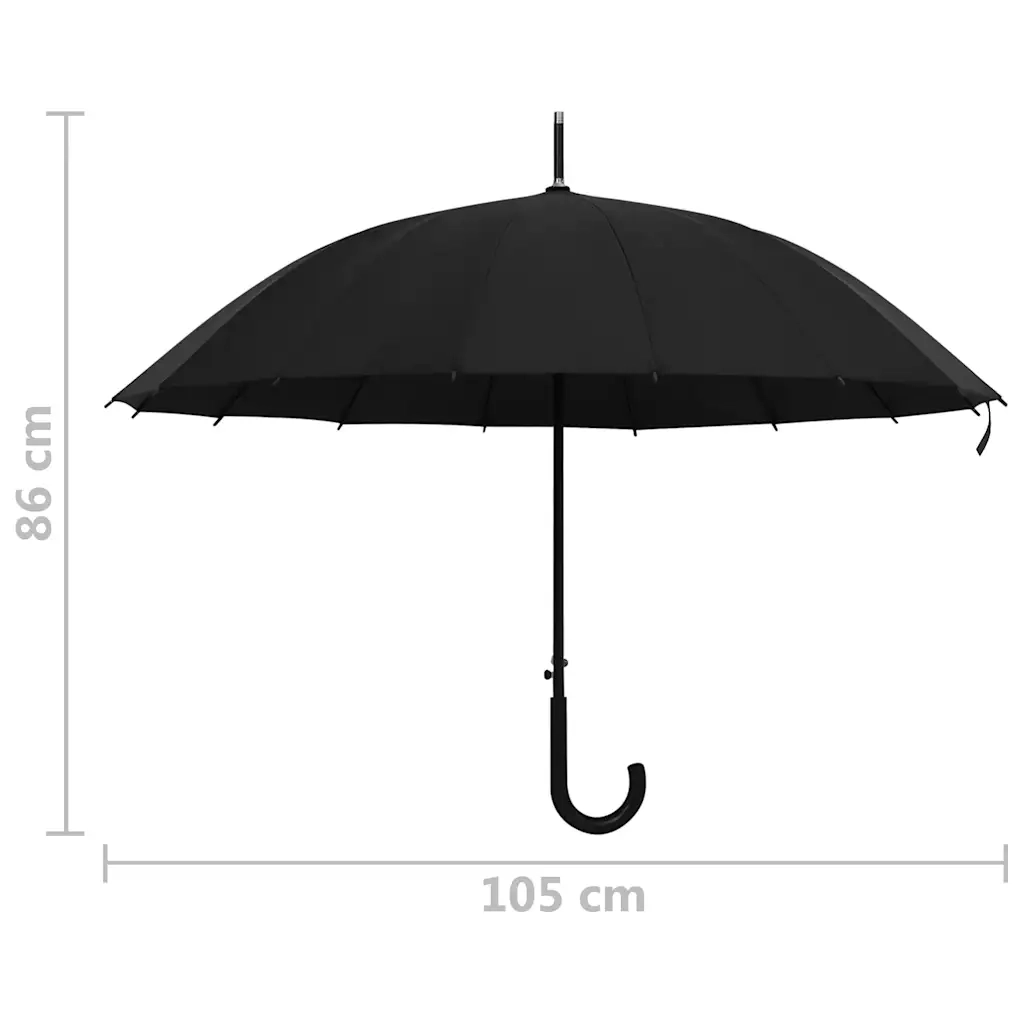 Ombrello Automatico Nero 105 cm CFW8998117