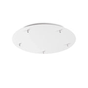 Rosone Standard All In Metallo Bianco 5 Luci