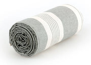 Telo Arredo Granfoulard Copritutto Cotone Made Italy Vari Disegni Arredatutto Copriletto Multiuso - 1 Piazza - Grancasa Grigio