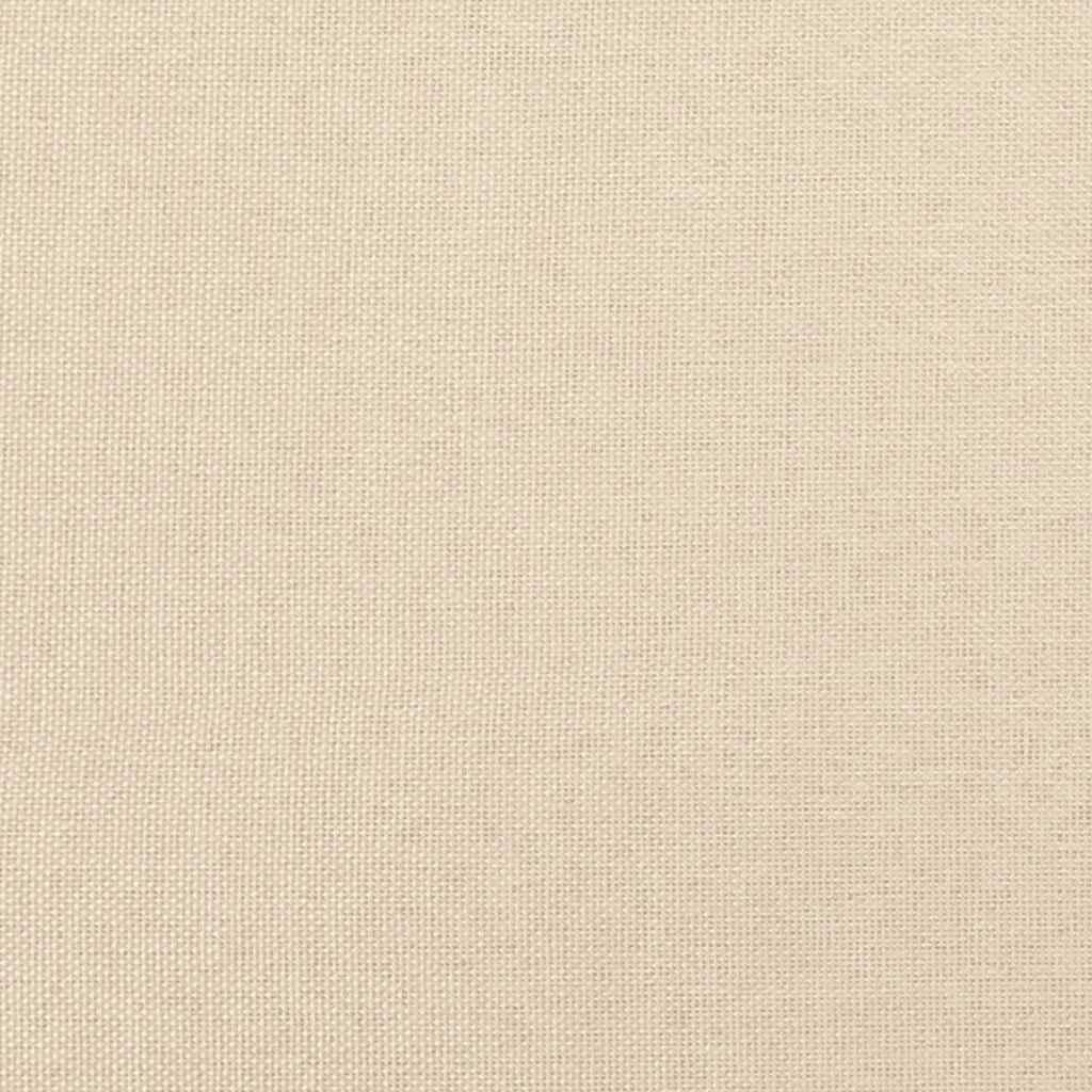 Giroletto a Molle con Materasso Crema 120x190 cm in Tessuto 3269963
