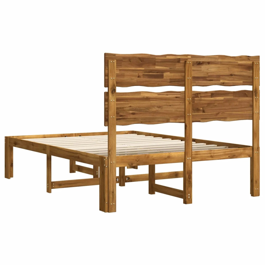 Letto matrimoniale con testiera ROSTOCK Naturale 135 x 190 cm 3405477