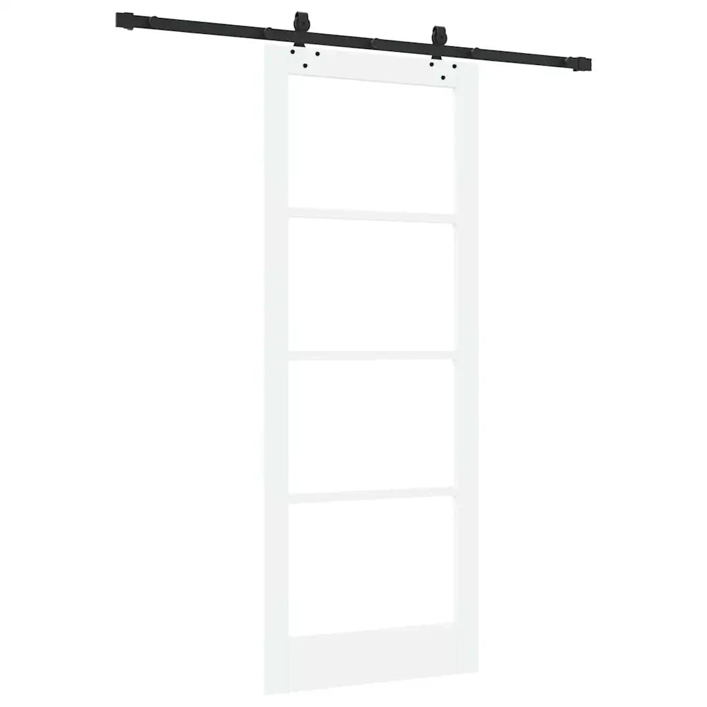 Porta scorrevole ORKDAL Bianco e Nero 83 x 211 cm 3332168