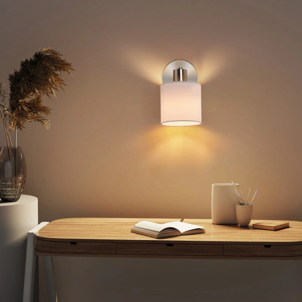 ZMH Faretto da soffitto nichel orientabili 350° E14 max 40W moderni per soggiorno camera letto cucina anche parete