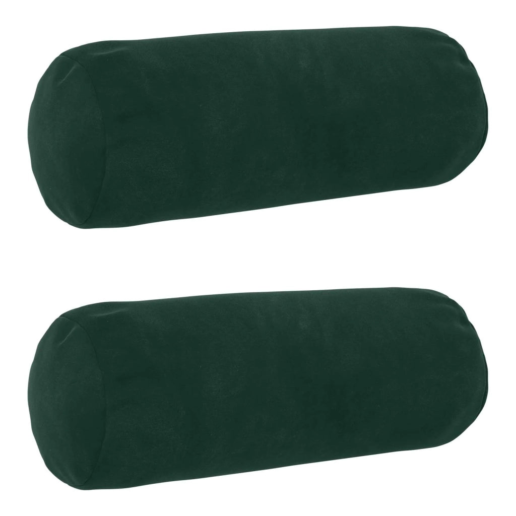 Cuscino con cuscino HEERLEN 2 pz Verde Scuro Velluto 929991