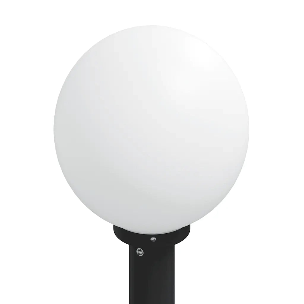 Lampada a paletto con presa elettrica 80 cm Nera IP44 4006119