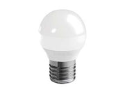 LAMPADA LED SFERA OPALE E27- - 3w - E27 - 2700  °K calda - 250 lm - 210  ° - 4 pezzi DURACELL - MAXIMUS